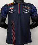 2023/24 Red Bull Racing Black F1 Team POLO T-Shirt (有领 拉链)