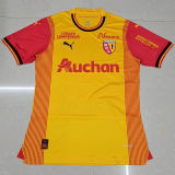 2023/24 Lens Home Yellow Player Version Soccer Jersey