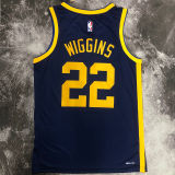 Warriors WIGGINS #22 Royal Blue NBA Jerseys