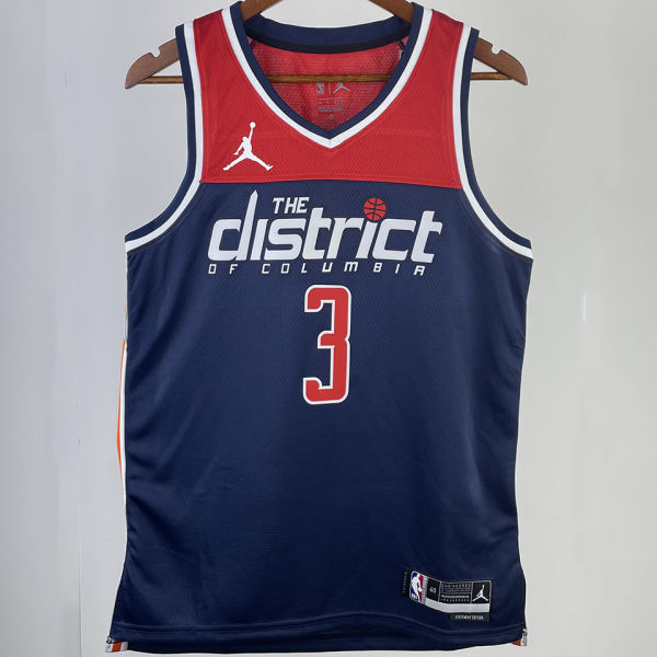2023/24 Wizards BEAL #3 Dark Blue NBA Jerseys