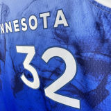 2023/24 Timberwolves TOWNS #32 Blue City Edition NBA Jerseys 热压