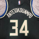 2023 Bucks ANTETOKOUNMPOL #34 Black NBA Jerseys