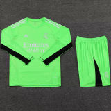 2023/24 RM Goalkeeper Green Long Sleeve Soccer Jersey(A Set)