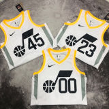 2023 Jazz MITCHELL #45 White NBA Jerseys