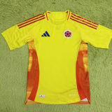 2024/25 Colombia Home Yellow Player Version Soccer Jersey