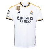 2023/24 RM Home White Player Version Long Sleeve Jersey