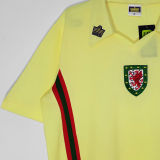 1976/79 Wales Away Yellow Retro Soccer Jersey