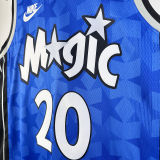 2023/24 Magic FULTZ #20 Royal Blue Retro NBA Jerseys 热压