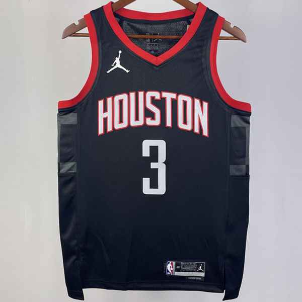 2023/24 Rockets PORTER JR. #3 Black NBA Jerseys