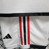 2023/24 Sao Paulo Home White Kids Soccer Jersey