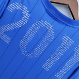 2011 Universidad de Chile Commemorative Edition Blue Retro Soccer Jersey