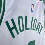 2023/24 Celtics HOLIDAY #4 White NBA Jerseys
