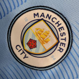 2023/24 Man City Home Long Sleeve Fans Jersey