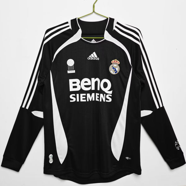 2006/07 RM Third Black Long Sleeve Retro Jersey