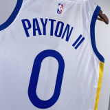 2023/24 Warriors PAYTON II #0 White NBA Jerseys