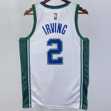 2023/24 Mavericks IRVING #2 White City Edition NBA Jerseys