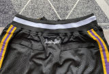 Lakers Black Four Bags NBA Pants