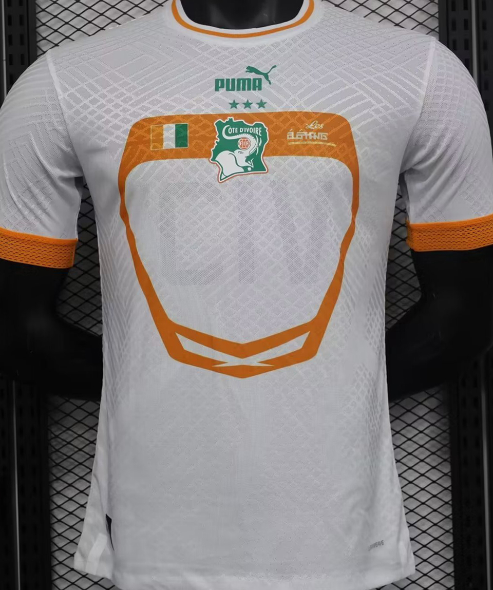 2022/23 Costa de Marfil Visitante White Versión Jugador