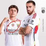 DI MARIA #11 Benfica Third White Fans Jersey 2023/24 (UCL Font 欧冠字体)