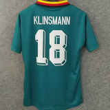 1994 Germany Away Green Retro Soccer Jersey