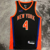 2023 NY Knicks ROSE #4 Black City Edition NBA Jerseys