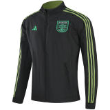 2023/24 Austin FC Green Black Reversible Windbreaker 双面奥斯汀