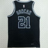 Spurs DUNCAN #21 Black NBA Jerseys