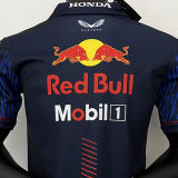 2023/24 Red Bull Racing Black F1 Team POLO T-Shirt (有领 拉链)