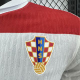 2024/25 Croatia Home Player Version Soccer Jersey