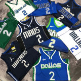2023 Mavericks IRVING #2 Blue City Edition NBA Jerseys