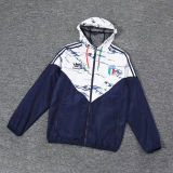 2023/24 Italy Sapphire Blue Windbreaker