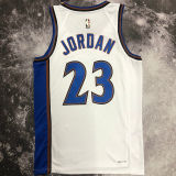 Wizards JORDAN #23 White Retro NBA Jerseys