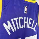 2023/24 Jazz MITCHELL #45 Purple Retro NBA Jerseys