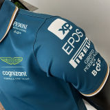 ALONSO #14 Aston Martin F1 Green Team POLO T-Shirt 2023 (有领 阿斯顿马丁)