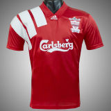 1992/93 LFC Home Red Retro Soccer Jersey