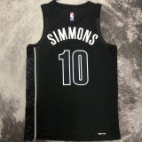 2023 Nets SIMMONS #10 Black NBA Jerseys