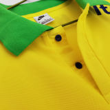 2023 Brazil Yellow Polo Short Jersey