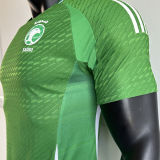 2024 Saudi Arabia Home Green Player Version Soccer Jersey