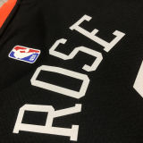 2023 NY Knicks ROSE #4 Black City Edition NBA Jerseys