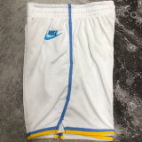2023 Lakers White Retro NBA Pants