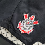 2023/24 Corinthians Away Black Kids Soccer Jersey