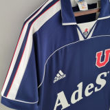 2000/01 Universidad de Chile Home Blue Retro Soccer Jersey