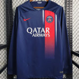 2023/24 PSG Home Blue Long Sleeve Jersey
