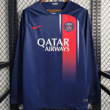 2023/24 PSG Home Blue Long Sleeve Jersey