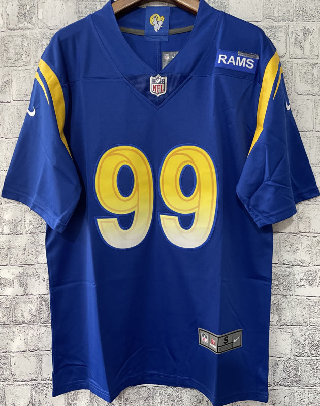 Men's Los Angeles Rams DONALD #99 Blue NFL Jersey