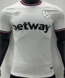 2023/24 West Ham Away White Player Version Soccer Jersey