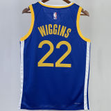 2023/24 Warriors WIGGINS #22 Blue NBA Jerseys