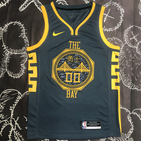 Warriors KUMINGA #00 Black NBA Jerseys