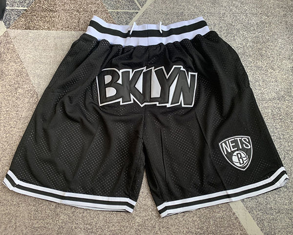 Nets Black Four Bags NBA Pants