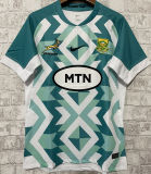 2023/24 South Africa Away White Rugby Jersey 南非 胸前有广告